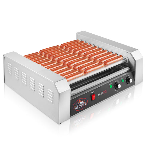 PRO30 Hot Dog Roller Machine, 11 Roller - 30 Hot Dog Capacity